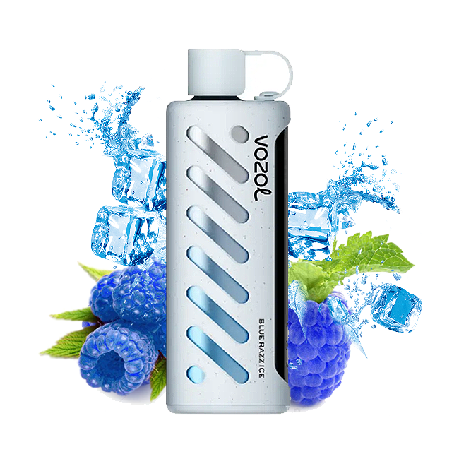 Vozol 25000 Puff Gear Shisha Mavi Razz buz Blue Razz ice