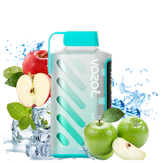 Vozol 20000 Puff Gear Power Elma Buz Double Apple ice