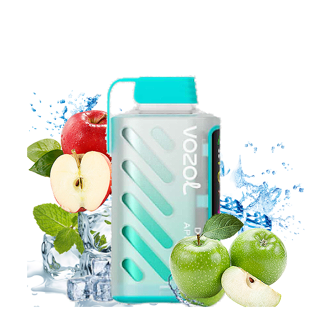 Vozol 20000 Puff Gear Power Elma Buz Double Apple ice