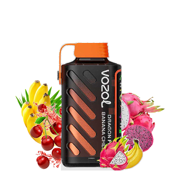 Vozol 20000 Puff Gear Power Dragon Meyvesi Muz Kiraz  Fruit Banana Cherry