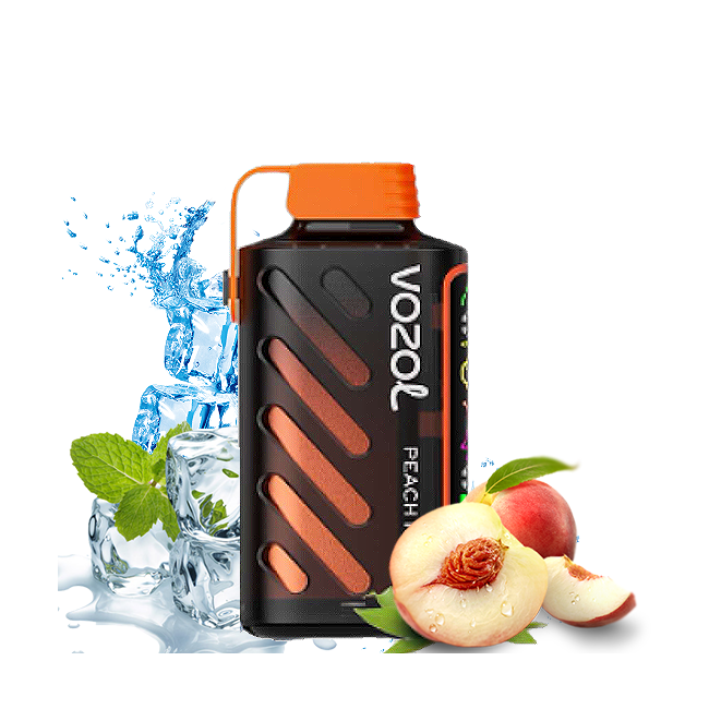 Vozol 20000 Puff Gear Power Şeftali ve buz Peach ice